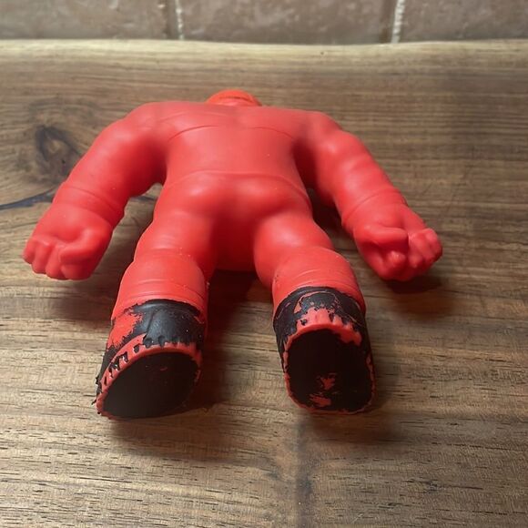 Stretch Force Red Fireman Guy MAGIC TIME Armstrong 2017 Action Figure Rubber - Picture 4 of 5